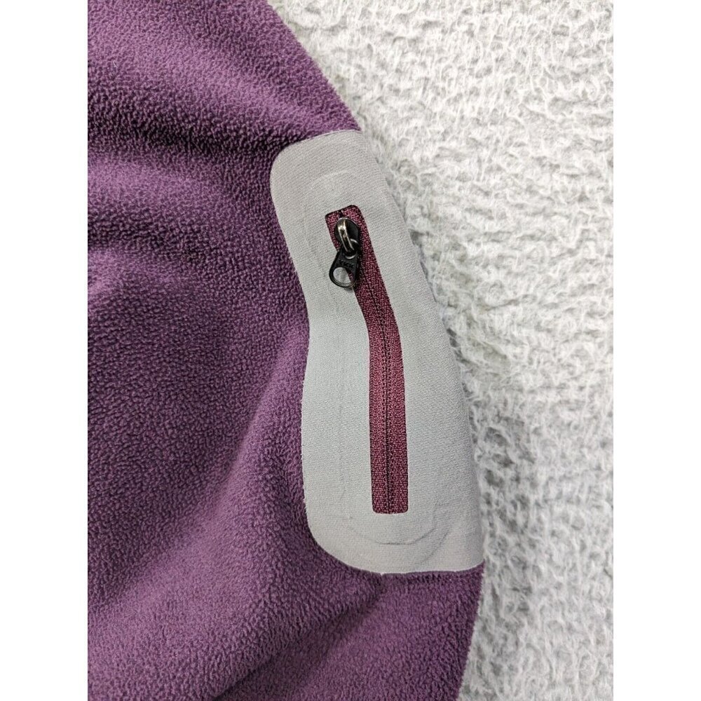 Eddie Bauer First Ascent Fleece Pullover Womens Small Sweater Jacket Purple - Picture 11 of 12